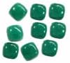 Jedinstveni dragulji Prirodni 3x3mm do 8x8mm Zambijski zeleni smaragdni oblik jastuka Cabochon Najkvalitetniji zeleni u boji Smaragd Oblik jastuka Cabochon Loose Gemstone