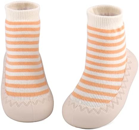 Kaku Nanu Baby Sock cipele za dječje šetnje čarape Ne kliznute gumene potplat crtani kat za dječake dječaci