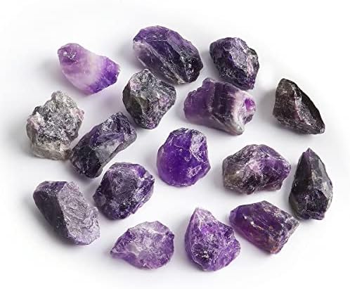 16 kom ametist zacjeljivanje kristala grubo kamenje veliko - 1 Prirodno sirovo kamenje kristalno palmike za reiki zacjeljivanje, čakre
