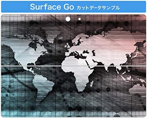 Igsticker naljepnica za Microsoft površine Go / GO 2 Ultra tanke zaštitne naljepnice za zaštitu tijela 004911 Svijet ilustracije karte