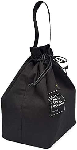 ZIIYAN torba za ručak za višekratnu upotrebu izolovana torba sa ručkom i zatvaračem na vezice za žene na radnom pikniku ili putovanju