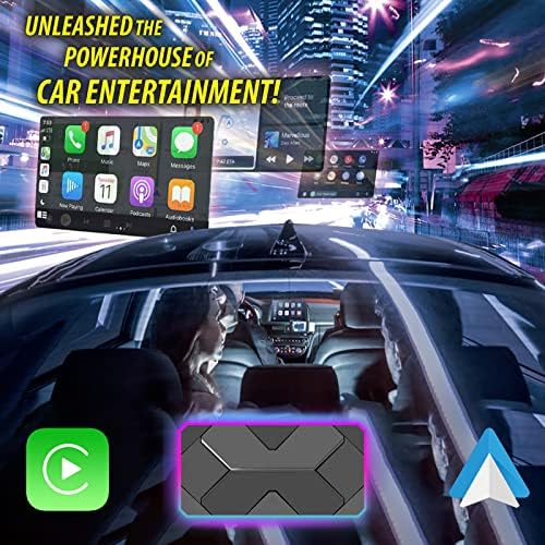 Wireless CarPlay Adapter 2022 za auto av interfejs, Wireless CarPlay & amp; Android Auto Dongle Plug and Play staromodni Auto Radio