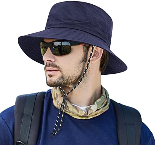 Vanjski šešir za sunčanje kašike za muškarce, ljetni čovjek sklopivi zaštitu od sunca široki podrumci šešira na plaži upf 50+