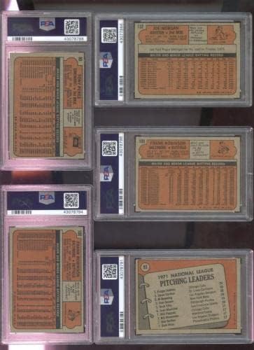 1972 FAPPS 100 Frank Robinson PSA A Orced bejzbol kartice MLB Baltimore Orioles - Bejzbol kartice za ublažavanje