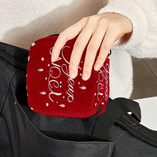 ORYUEKAN torba za Period, torba za odlaganje higijenskih uložaka, ženstvena torba za higijenske uloške za djevojčice žene dame, Crvene
