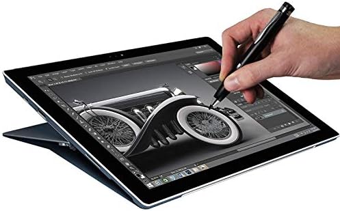 Bronel Black Mini Fine Fine Point Digital Active Stylus olovka Kompatibilan je s ASUS Chromebook C403NA 14 inča | Asus Chromebook