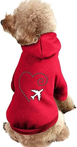 Z avionu za pse za pse dukserice pulover Dukserica za kućne ljubimce odjeća sa kapuljačom kaput za pse i mačke