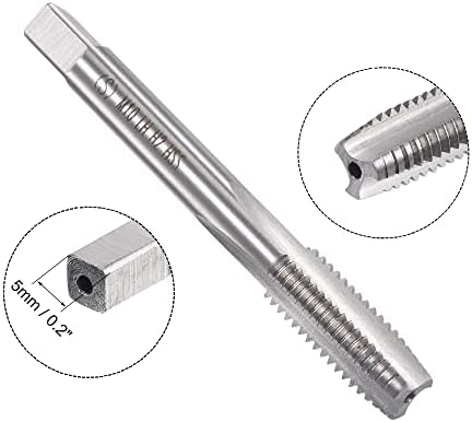 UXCELL M10 x 1,5 mm Metrička slavina i dim set, vijak za navoj mašina Dodirnite sa okruglim navojem Die, tap i die komplet za popravak vijka za vijak za orah