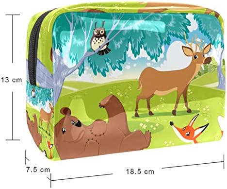 Toaletna torba Viseća DOPP kompleta za muškarce Vodootporna vrećica za brijanje za putovanja, životinjski lisica Bear Eagle Hedgehog