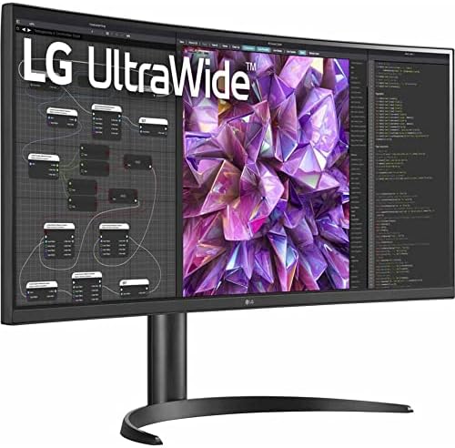 LG 34WQ75C-B. AUS 34& # 34; zakrivljeni UltraWide™ QHD IPS HDR 10 ugrađeni-KVM-Monitor sa USB Type-C™ & amp ;LAN