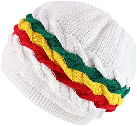 Armycrew RGY kablovski pleteni Dreadlock duboka Lobanja pamuk Rasta Beanie