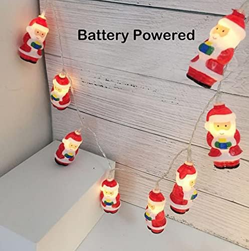 Božić dekoracije Božić žičana svjetla na baterije Božić dekorativna 6.6 ft 9.8 ft žičana svjetla 10 komada 20 komada LED svjetla za