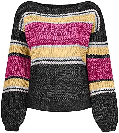 Suleux pulover žene Ženske vrhove pulover džemper plus veličina dugih rukava za djevojke košulje vruće ružičaste duksere crne majice za žene grafički tamno siva, x-velika