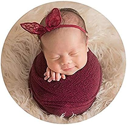 Novorođena beba fotografija rekvizita dugačak ripple streadt omotač za prekrivač za dječake