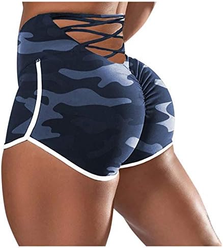 Atletske kratke hlače za žene High Sharsed Hotks Butt Lift Scrounch Butt Hots Elastic Comfy Casual Hotsas Workout Yoga Hlače