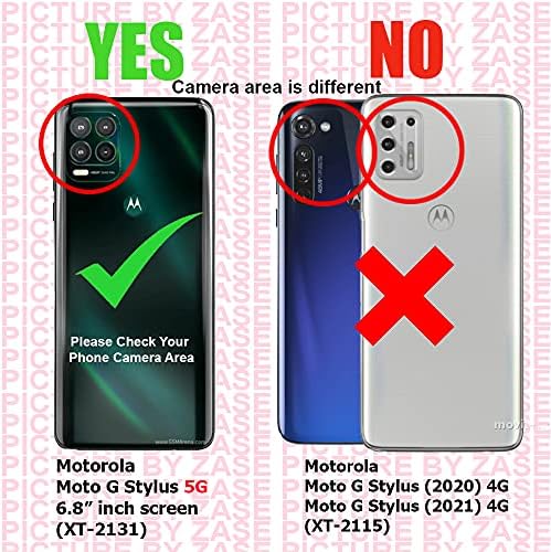 Zase Motorola Moto G Stylus 5G Clear futrola, tekući sjaj Sparkle Bling kompatibilan sa moto g Stylus 5G Slatke djevojke Žene Zaštitni fleksibilni poklopac plutajući štand zvona na telefonu