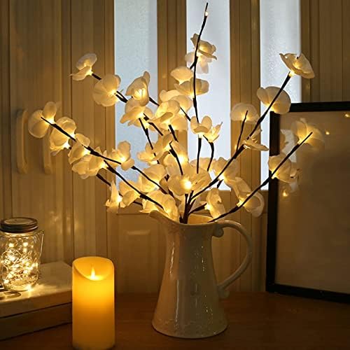Light Home Tree Party Branch Lights Phalaenopsis Floral Decor vrt LED svjetlo meka Božićna svjetla na baterije