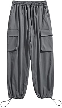 Muške ljetne tanke garde gaće Američka modna marka labava ravna više džepa casual široke hlače za noge 10 memorije
