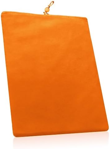 Boxwave Case kompatibilan sa Simbans Picassotabom - baršunastom torbicom, meka velur tkanine torba sa crtežom - podebljana narančasta