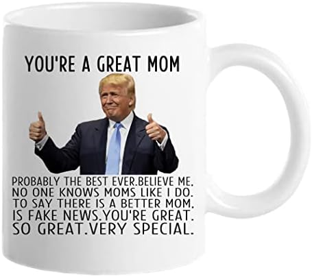 Trump kafa šolja ste stvarno veliki mama-rođendan majke dan Božić novost Prank pokloni za mamu od kćeri, sin, muž-Cool poklon ideje za mamu, nju-zabava mama šalice 11oz čaj