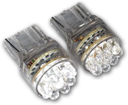 TuningPros LEDFSM-T20-A15 Prednji bočni marker LED žarulje T20 Wedge, 15 LED Amber 2-PC set