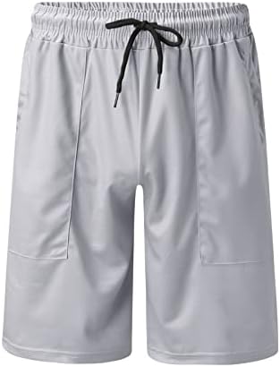 Beuu Muške kratke hlače Ljetne prozračne kratke hlače za crtežnica Ležerne vježbanje trčanje sportskih dna ležerne čarape za trčanje