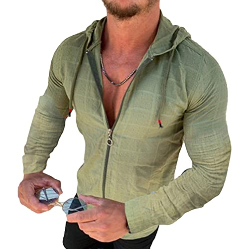 Muške majice sa kapuljačom na kapuljaču Ležerne prilike sa dugim rukavima, kapuljača sa džepom Slim FIT sa džepom