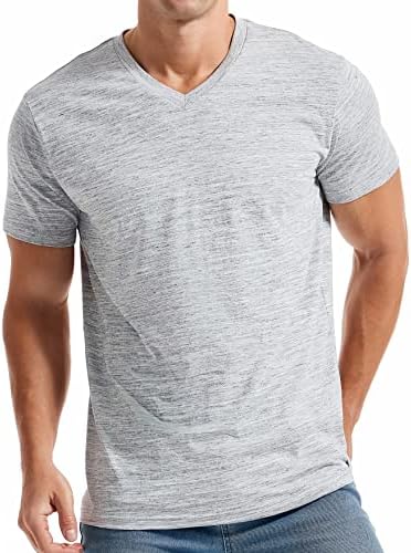 Kliegou muške majice V izrez - Ležerne prilike montirajuće postavljene elastičnosti za muškarce