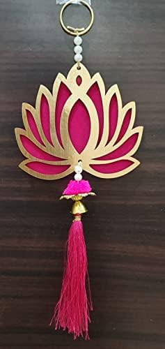 Smizzy Lotus vješalice za ukras/cvjetne zidne vješalice za dekor Hrama | predmeti za uređenje sobe Pooja / Kapaljka za leđa | eksponat