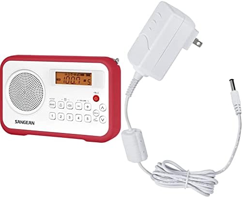 Sangean PR-D18BU AM / FM/prijenosni digitalni Radio sa zaštitnim branikom & ADP-PRD18 Switching Power AC Adapter za modele PR-D18,