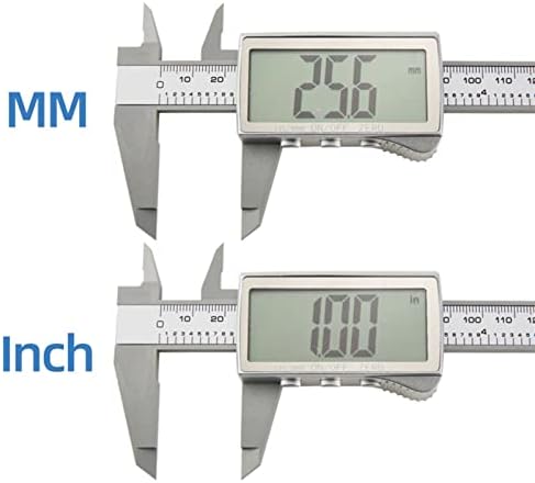 Zylyzf Digital Caliper Vernier čeljusti Plastična debljina mjerača Dubina Pachometer Mikrometar Merni alati Ruler