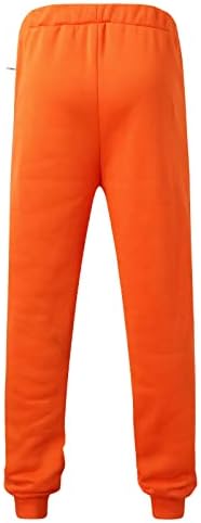 Duks za muškarce Stil Labavi patentni patentni zatvarač džepne vučne strugove, čvrste sportske hlače pune dužine hlače