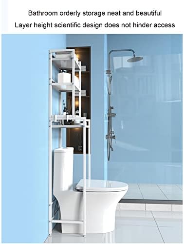 HOKCUS multifunkcionalni okviri za pohranu polica za preko zaslona za polaganje za polaganje za skladištenje, 2/3-ravni u kupaonici, samostojeću polica, čuvar prostora, za kućnu kupatilo pranje rublja