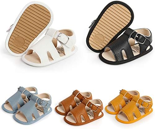 RVROVIC sandale za dječake i djevojčice Premium ljetne cipele za dojenčad na otvorenom PU lagani Meki potplat protiv klizanja Toddler Prewalker