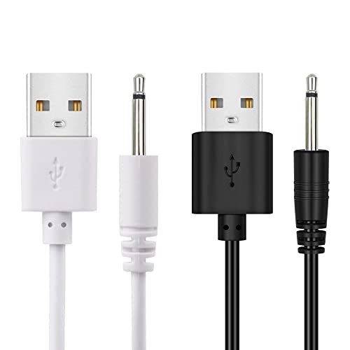 BATSOEASY 2 paket 2.7 ft zamjenski DC kabl za punjenje, USB do DC 2.5 mm Adapter za kabl za brzo punjenje-2.5 mm