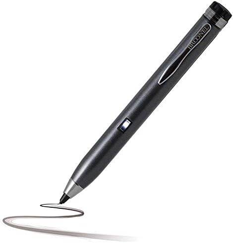 Bronel Siva Fine tačaka Digitalna aktivna olovka kompatibilna sa HP 15,6-inčnim HD zaslonom osjetljivim na dodir