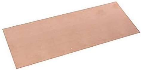 HaveFun metalna bakrena folija bakar kvadratni ravni Bar Red Stick ploča trupac blok sirovine 2kom Mesingana ploča
