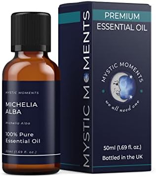 Mistični trenuci | Michelia Alba Leaf Esents 50ml - Pure i prirodno ulje za difuzore, aromaterapiju i masažne mješavine Vegan GMO
