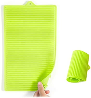 Tutuone sklopiva silikonska ploča za pranje Prijenosna meka ploča za pranje rublja Mini putna ploča za pranje ruku multifunkcionalna Kućanska čista prostirka