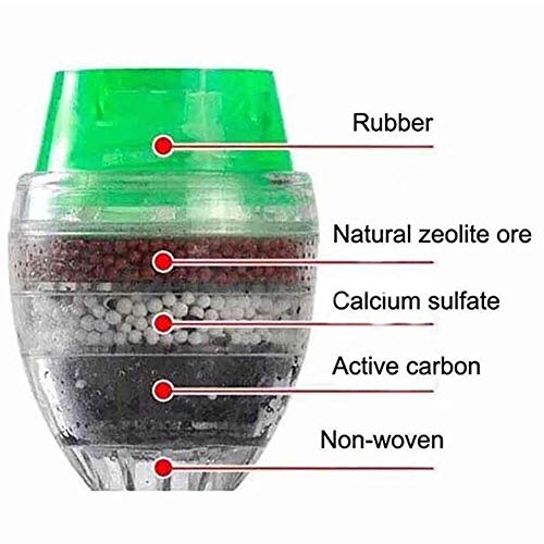 5-slojni prečistač vode sa aktivnim ugljem Kuhinjski Filter za slavinu za kupatilo Filter alat za prečišćavanje za kućnu upotrebu