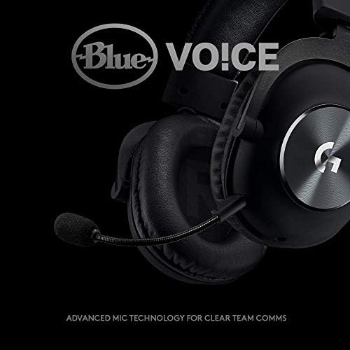Logitech G Pro X gaming slušalice sa plavim VO!Ce Technology Bundle Powerplay sistem bežičnog punjenja za G703, G903 Lightspeed bežične