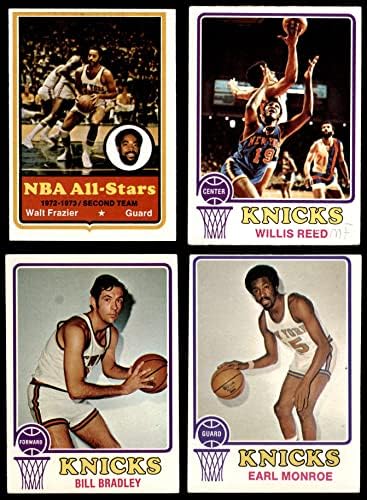 1973-74 TOPPS New York Knicks Gotovo kompletan timski set New York Knicks VG + Knicks