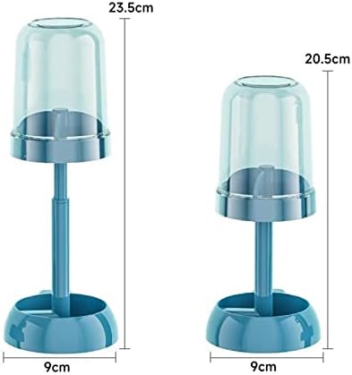 Magidealni zidni montirani otvor za pranje za ispiranje za ispiranje rupa Besplatno stalak za zaštitu od prašine Čvrsta držač za zube držač za držač čaša za električnu četkicu za zube kući, plava