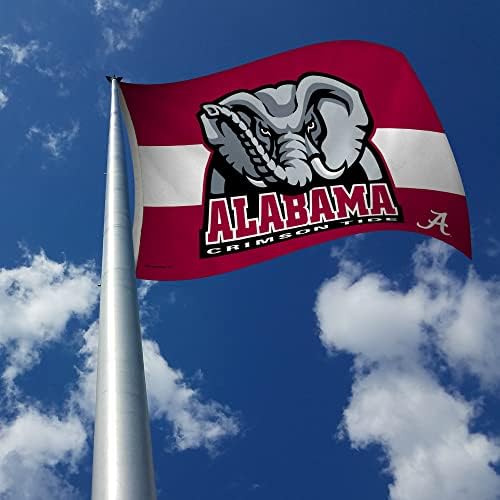 NCAA ALABAMA Crimson Plim 3 'x 5' zastava baner - unutarnji ili vanjski dekor napravio RICO industrije