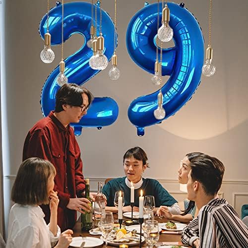 Xlood broj 52 Baloni 32 inčni digitalni balon abeceda 52 rođendan baloni Digif0 helijum baloni Veliki baloni za rođendanske potrepštine
