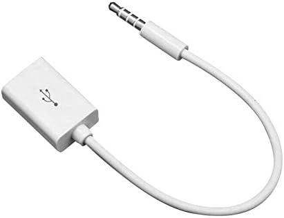 hudiemm0B 3.5 mm USB kabl za punjenje, Doonjiey Car MP3 Sync 3.5 mm muški Aux Audio priključak na USB 2.0 Ženski Adapter kabl
