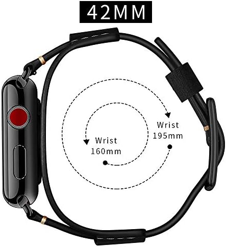 GOSETH kožna traka Kompatibilan je sa Apple Watch Ultra 49 mm kožni remen, originalni kožni pojas sa nehrđajućim kopčom za IWatch seriju 8 SE 7 6 5 4 3 2 1 45mm 44mm 42mm Band