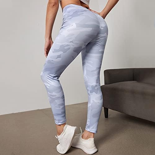 ERFV Push Up rastezljive kukove tanke hlače za jogu žene Tie Dye odjeća za teretanu za slobodno vrijeme sportski fitnes fitnes tajice
