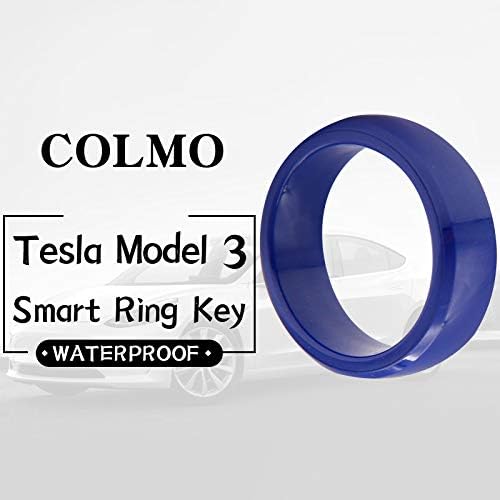 COLMO Model 3 Dodatak za pametni prsten za Tesla Model 3 ključna kartica Privezak za ključeve zamjenska Keramika RFID Smart Ring us