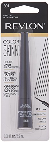 Skinny tečni Eyeliner kompanije Revlon, Colorstay Makeup za oči, vodootporan, Smudgeproof, dugo nošenje sa Ultra finim vrhom, 301